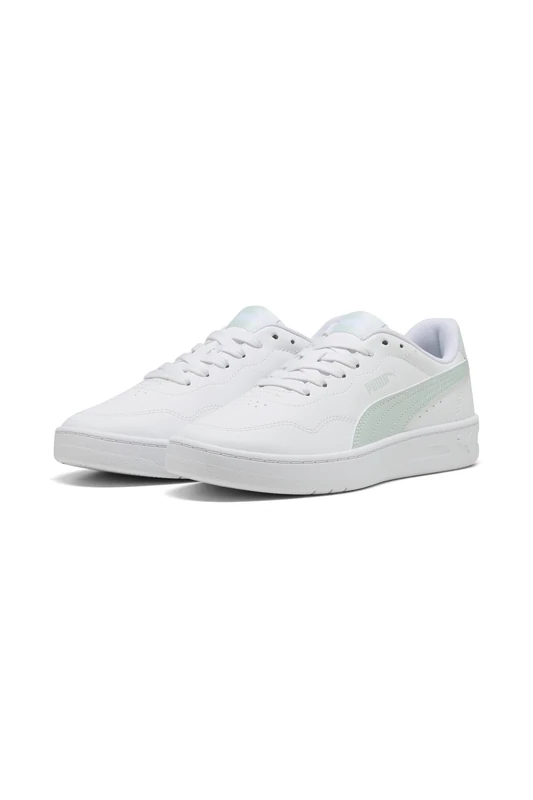 PUMA Women's Court Lally Sneaker, White White Cool Light Gray, 6 UK