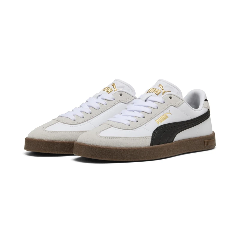 PUMA Unisex Kids Club Ii Era Jr Sneaker, Puma White Puma Black, 4.5 UK - Image 1