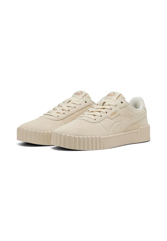 PUMA Women's Carina 3.0 SD Sneaker, Alpine Snow Gold, 5.5 UK
