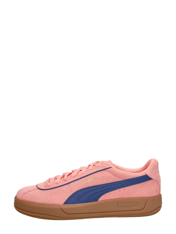 PUMA Womens Club Klassika Sd Sneaker, Pink Fruit Blazing Blue Puma Gold, 3.5 UK