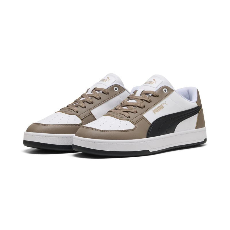 PUMA Unisex Caven 2.0 Trainers, Totally Taupe-PUMA Black-PUMA White, 8