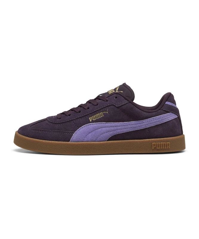 PUMA Unisex Club Ii Era Suede Sneaker, Midnight Plum Lavender Alert, 3.5 UK