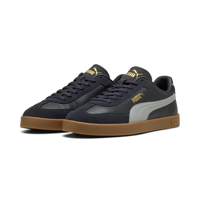 PUMA Unisex Club II Era Trainers, New Navy-Cool Mid Gray-Gum, 4 UK