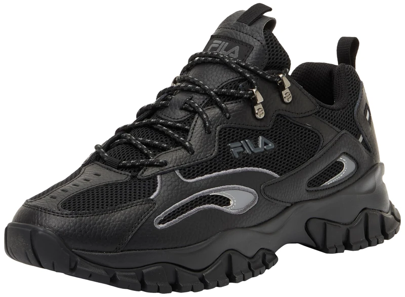 FILA Men's Ray Tracer Tr2 Trainers, Black, 8 UK - Image 1