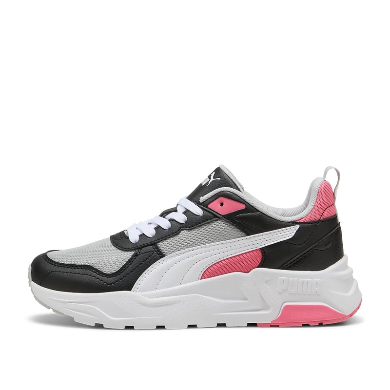 PUMA Unisex Trinity 2 LT Sneaker, Cool Light Gray White Black-Magic Rose, 10 UK