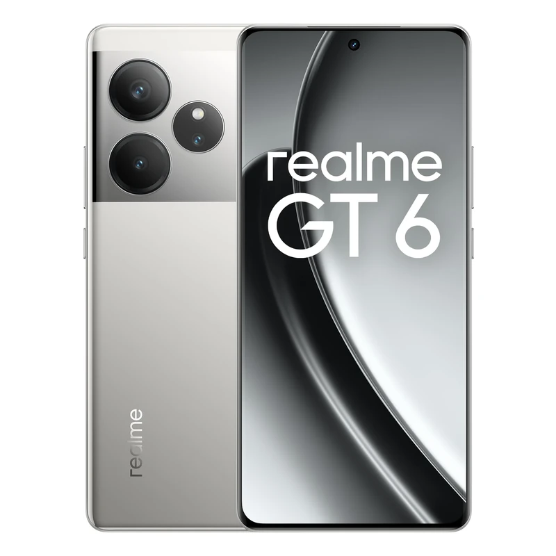 realme GT 6 256GB 12GB Fluid Silver Global+NFC RMX3851 EU