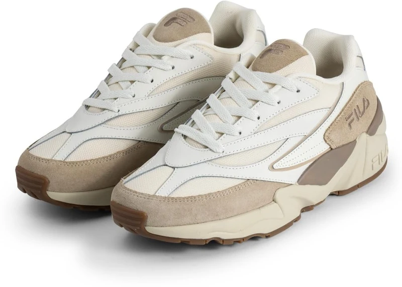 FILA Men's V94m Trainers, Marshmallow Oyster Gray, 8 UK