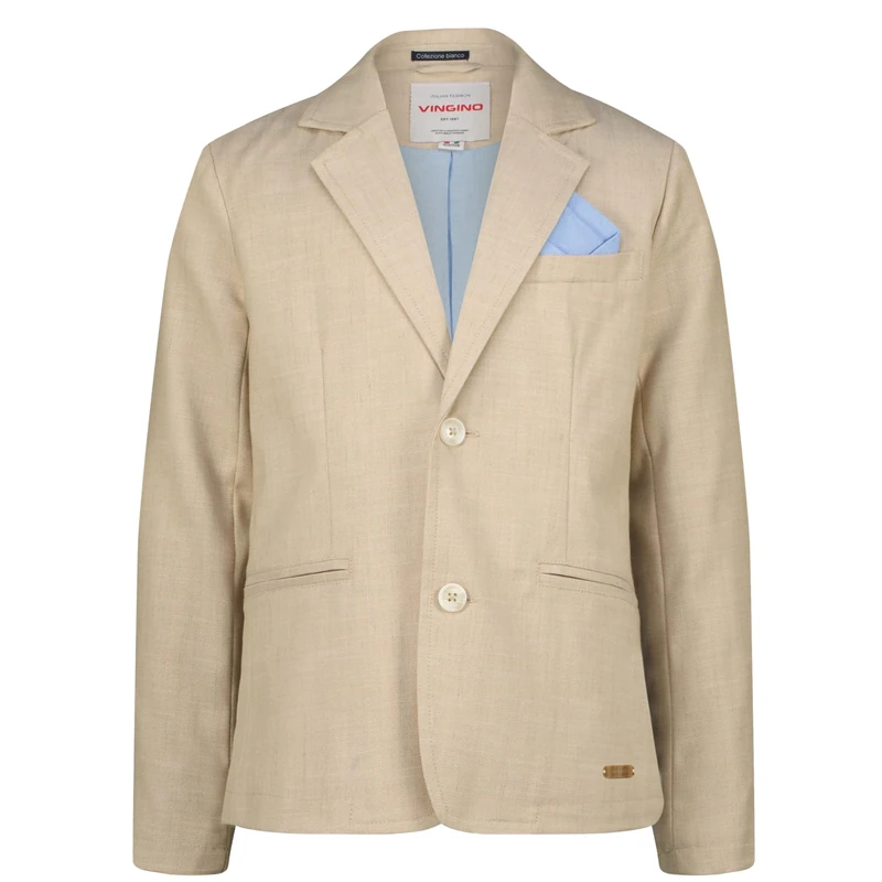 Vingino Boy's Tcivor Blazer, Gravel Sand, 10 Years