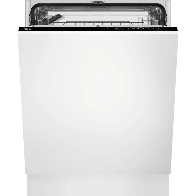 AEG 3000 Series Built-In Dishwasher, FSK32610Z, AirDry Technology, Fully Integrated Dishwasher with 13 Settings, Fast and efficient with Quik Program, 49 dB, 60cm, White, Class E