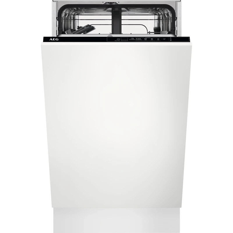 AEG 5000 Series Built-In Dishwasher, FSX51407Z, with AirDry Technology, Fully Integrated Dishwasher With 9 Settings, Fast and efficient with Quik Program, 49 dB, 45cm, White, Class F
