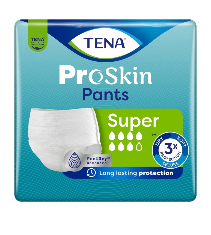 Tena Pro-Skin Incontinence Underwear - Medium - Pack of 12 - Super Absorbency Pants