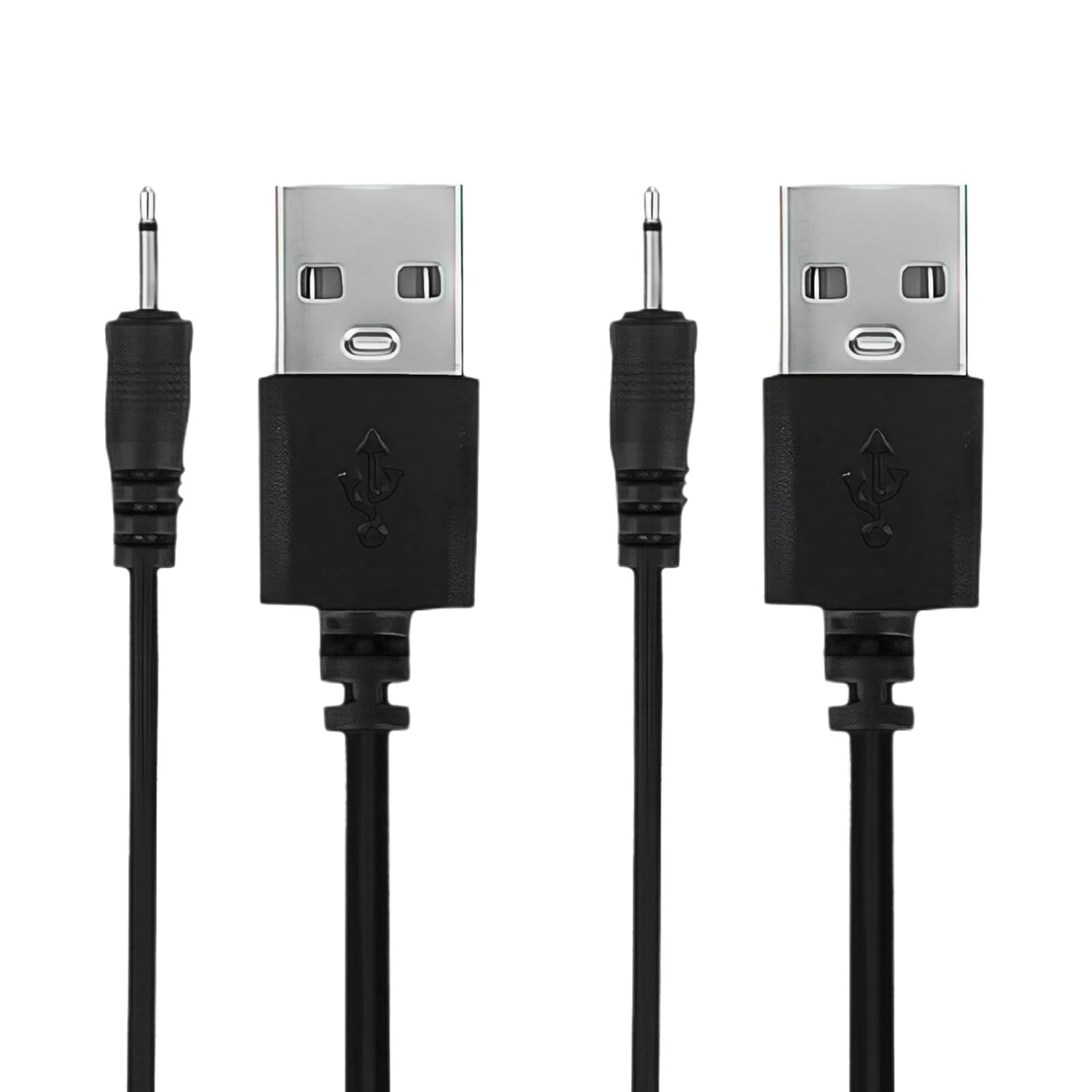 XdealCozyxc 2PCS USB to 2.5mm Male DC Charger Cable, Vibrator Replacement Charger Cords for Wireless Massagers Replacement DC Power Charger Wire