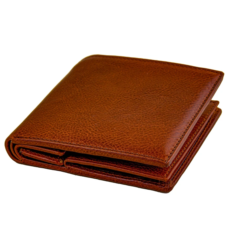 Time Resistance Leather Men's Wallet - Minimalist Wallet Design with Credit Card Holder- Magnetic Coin Holder and Cash Slots
