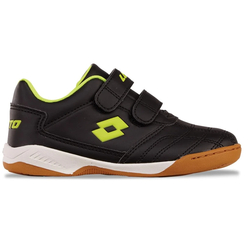 Lotto Unisex Kid's Sneaker, Black Fr Yellow, 9.5 UK Child