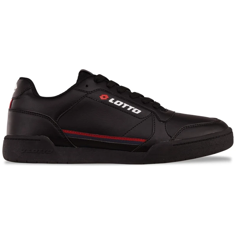 Lotto Unisex Trainers, Black/Red, 45 EU, Black Red, 10.5 UK