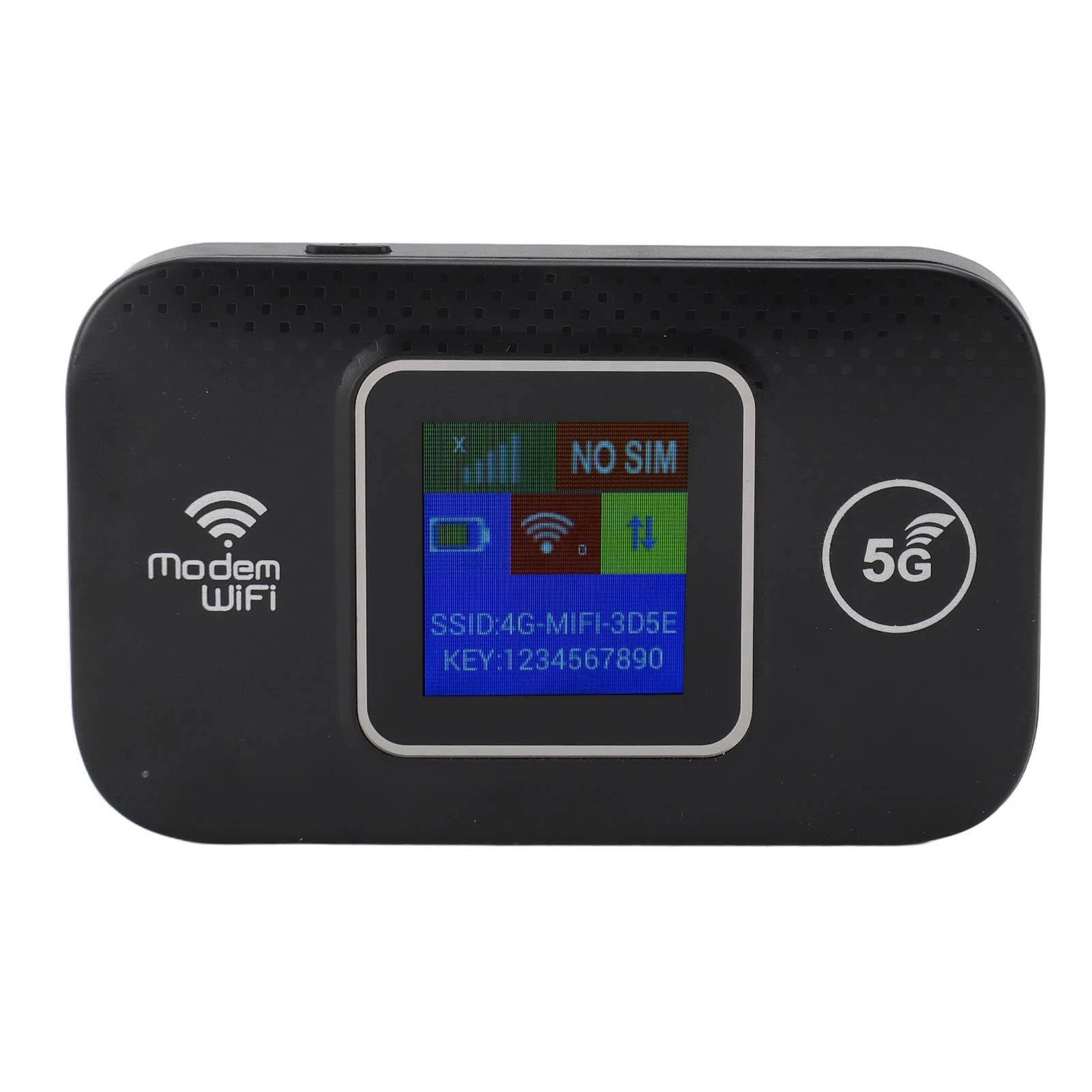 Unlocked Mobile WiFi Hotspot, 4G LTE Router with SIM Card Slot for Europe, 300Mbps Download Speed, 10 Connected Devices, Wireless Internet Router Devices for Travel