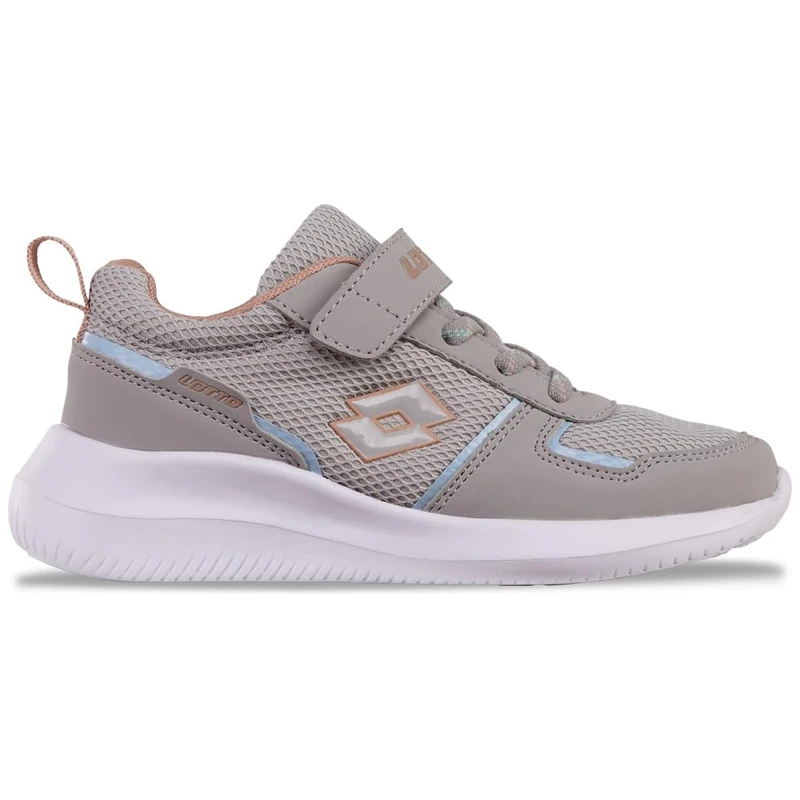 LOTTO Unisex Kid's Combine Tc K Sneaker, Grey Dk Rose, 11.5 UK Child