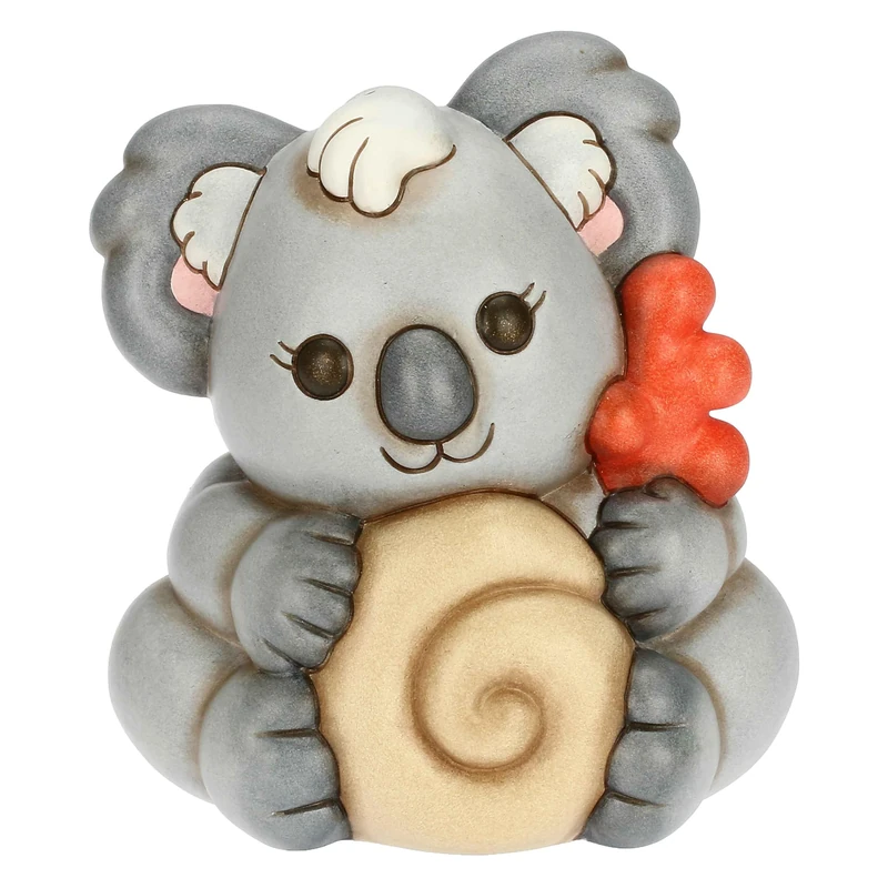THUN, Koala Sydney with Shell and Coral Ceramic Hand Decorated Large Version, Collectable Figures, Sea to Love, 12.7 x 10 x 14 cm h - Image 1