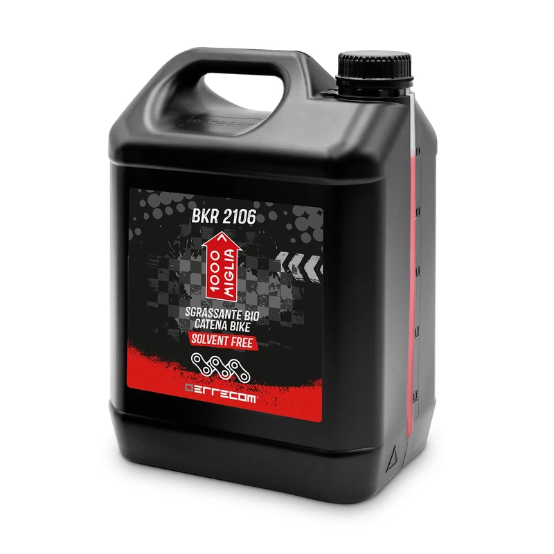 Errecom 1000 Miglia BKR 2106 Bike and Motorbike Chain Degreaser, Biodegradable and Solvent-Free Formulation, 5 L Tank