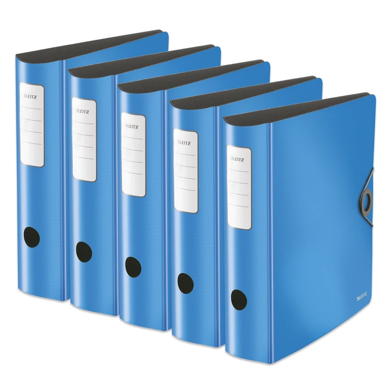 Leitz Quality Folder, 180° Active Solid Wide Light Blue