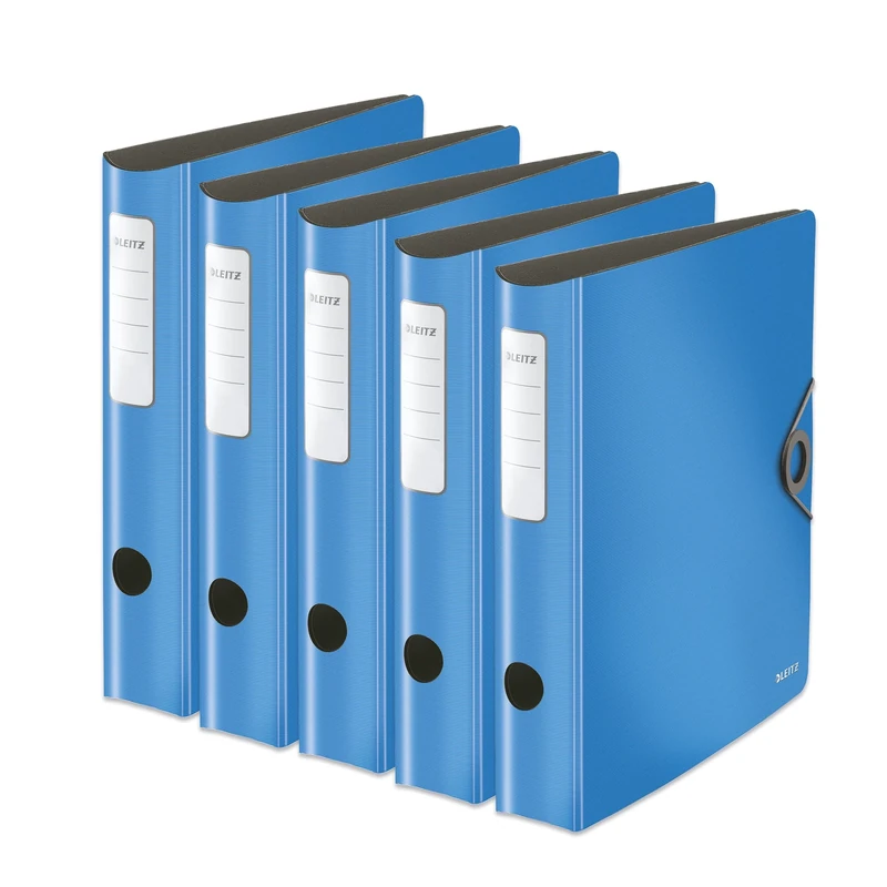 Leitz 10481030 Quality Folder 180 ° Ring Binder, Blue