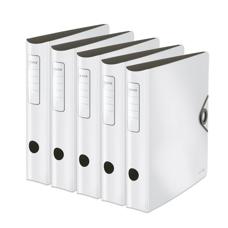 Leitz Quality Folder, 180° Active Solid Slim White
