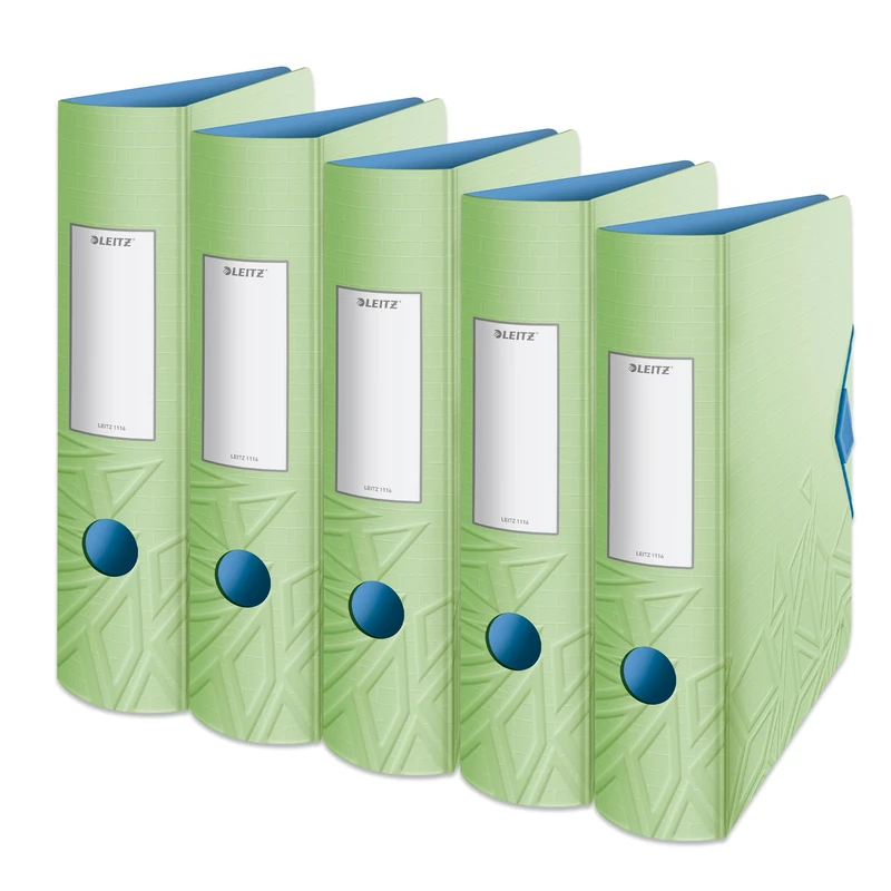 Leitz Urban Chic A4 Lever Arch File - Green 82mm Spine