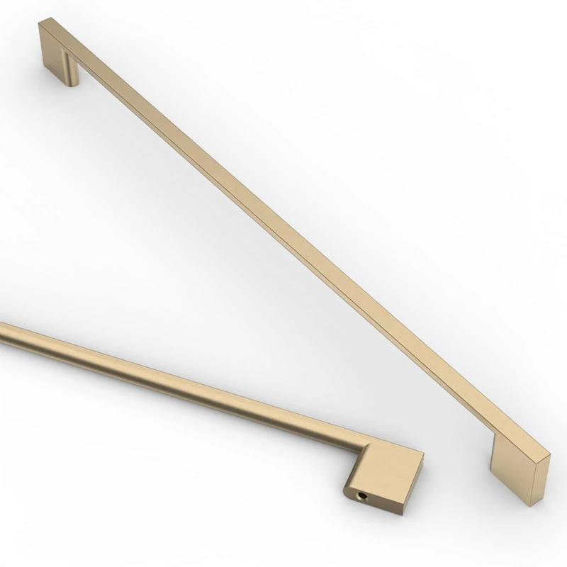 Asidrama 10 Pack 12.6 Inch(320mm) Brushed Brass Kitchen Cabinet Handles, Cabinet Pulls Kitchen Cabinet Hardware for Cupboard Drawer Pulls