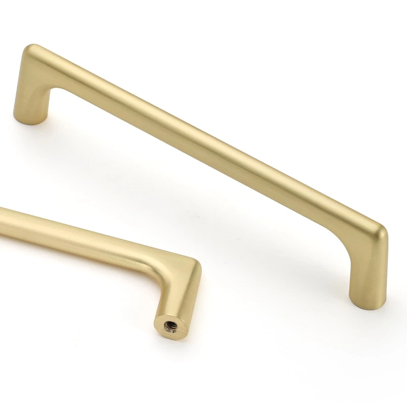 Asidrama 20 Pack 5 Inch(128mm) Brushed Gold Cabinet Pulls Cabinet Handles Cupboard Handles Kitchen Cabinet Hardware for Cupboard Drawer Pulls
