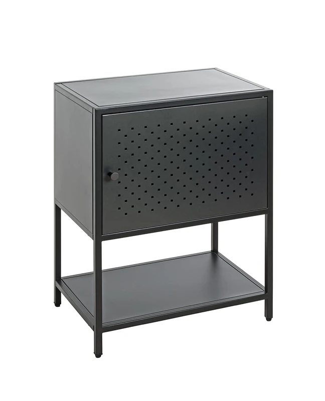 HAKU Möbel Console Black, Metal - Size: W 45 cm X H 60 cm X D 30 cm, Style: Modern