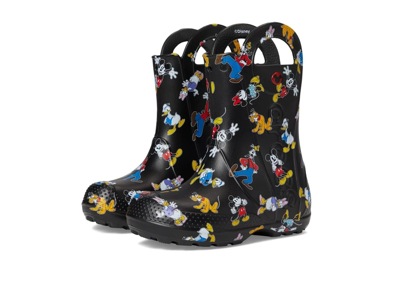 Crocs Unisex-Child Handle It Rain Boots, Mickey & Friends, 10 UK Child