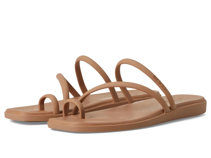 Crocs Women's Miami Toe Loop Sandals, Milk Chocolate, 5 UK Women