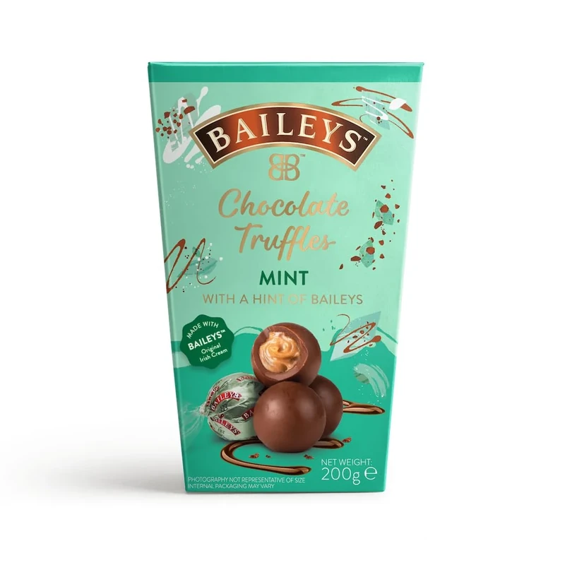 Baileys Mint Chocolate Truffles 200G, 2024 New, Individually Wrapped Perfect for Gifting, Birthday, Celebration