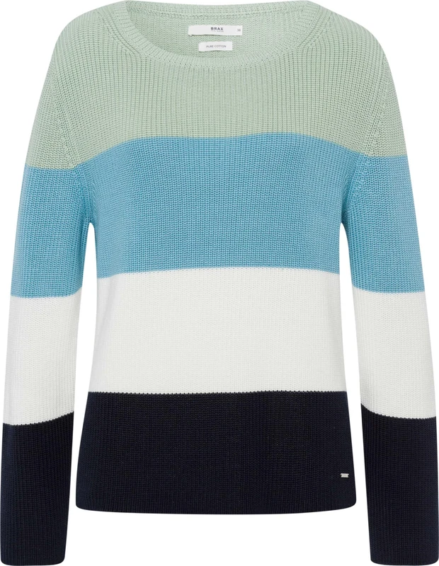 BRAX Women's Style Lesley Pullover Sweater, 22 Navy, 14