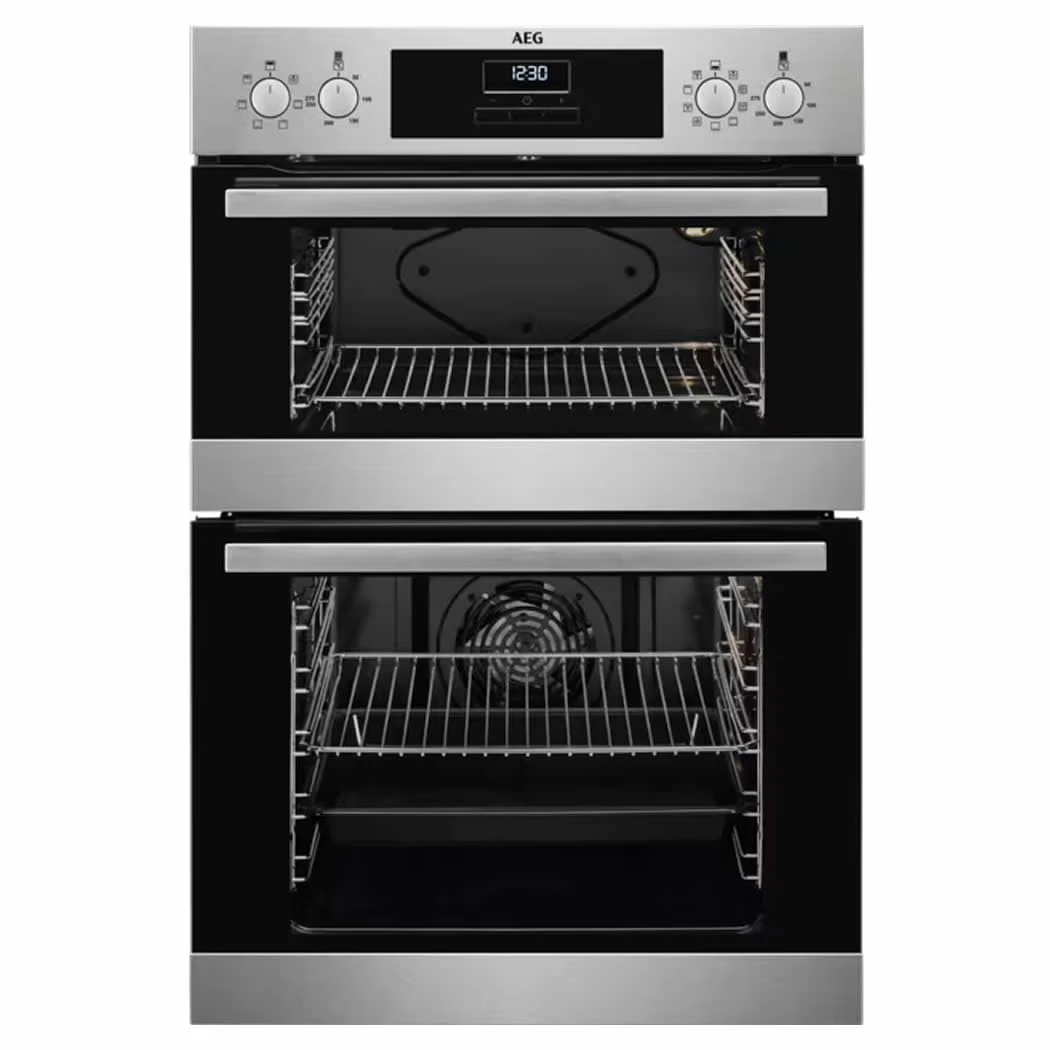 AEG DEX33111EM 59.4cm Built In Electric Double Oven - Stainless