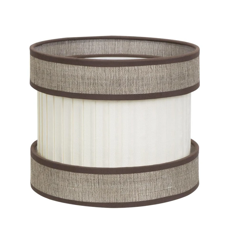 Levitantes Desktop Lampshade E27, Dimensions 30 x 30 x 21 cm, Brown-Beige – Ideal for Decorative and Home Lighting. - Image 1