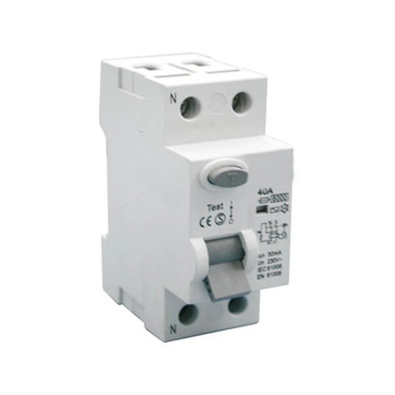 Levitantes Differential Switch 1P+N 40A, 0.030A, 6kA. Protects Your Electrical installations from overloads and Ground Failures, ensuring Safety and Reliability in The Home. - Image 1