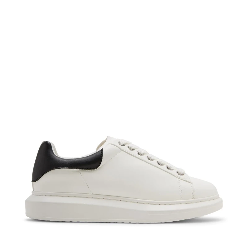 Steve Madden Men's Frosted Sneaker, White Multi, 10 UK