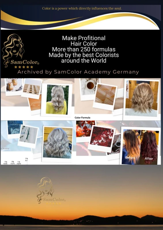 More than 250 formulas, a guide to hair coloring, with techniques, source of colors, and mixing ratios.: For professional hair color formulas and ... the great results for your Customers wishes - Image 1