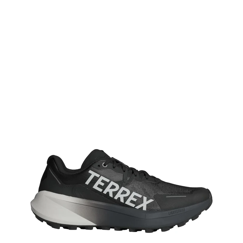 Adidas Mens Terrex Agravic 3 Trail Running Shoes, Black/Grey/Grey, 10.5