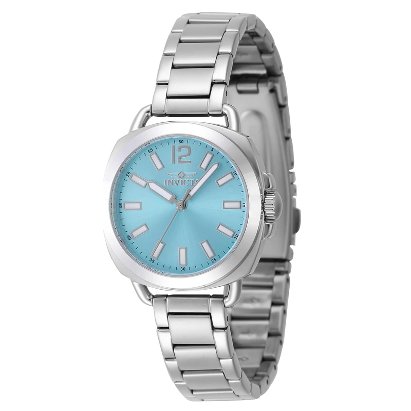 Invicta Wildflower 47325 Women's Watch - Waterproof - Analogue - Quartz Movement - Stainless Steel with Blue dial - 32mm