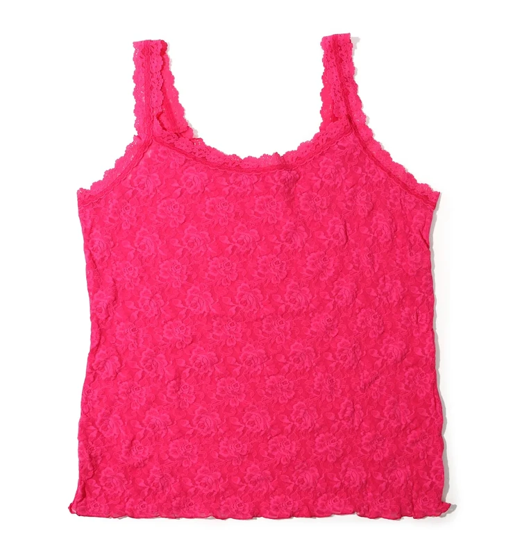 hanky panky Signature Lace Unlined Camisole PLUS (1390LX),3X,Morning Glory