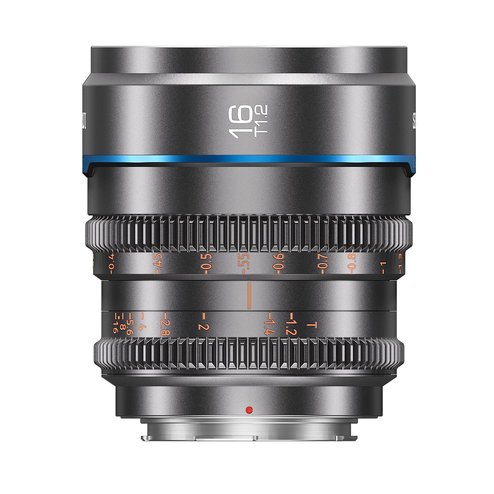 SIRUI Night Walker 16mm Manual Focus Cine Lens, T1.2 Large Aperture S35 Frame Wide Angle Prime Lens for E Mount Cameras, FX30, ZV-E10, A6400, A6700 (MS16E-G, Metal Grey)