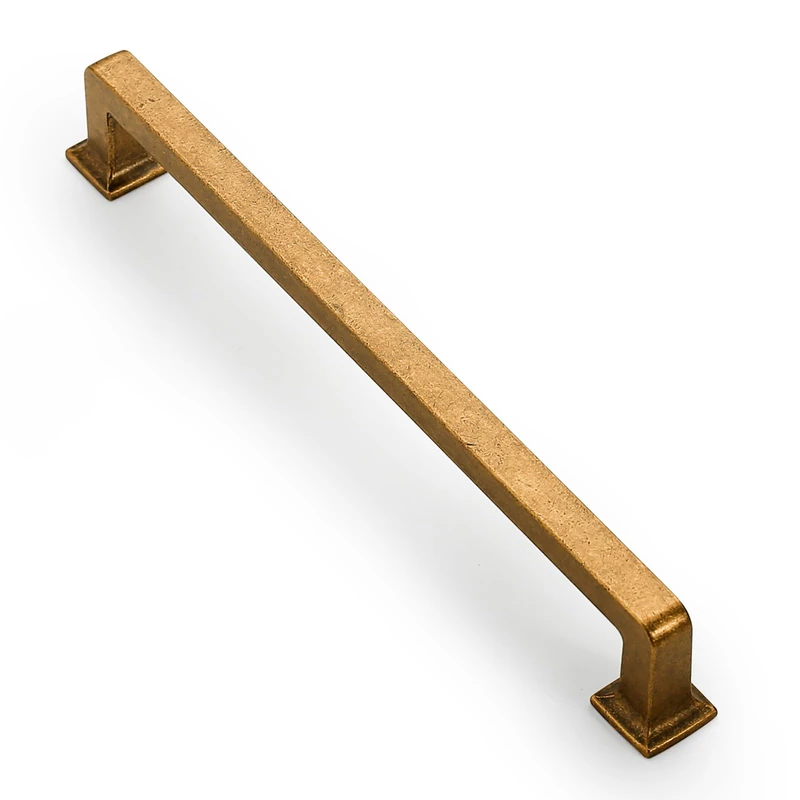 Asidrama 10 Pack 6.3 Inch(160mm) Antique Brass Kitchen Cabinet Handles, Cabinet Pulls Kitchen Cabinet Hardware Cupboard Handles Drawer Pulls