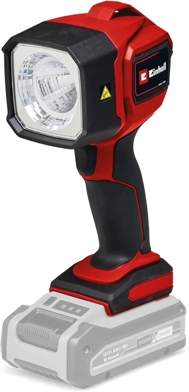 Einhell Power X-Change 18V Rechargeable Work Light with Pivoting Head - 350Lm LED Torch Light, 7000K, 30m Range - TE-CL 18/1800 LiAC Job Site Work Lamp (Battery Not Included)