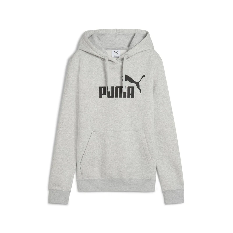 PUMA ESS No. 1 Logo Hoodie FL Light Gray Heather
