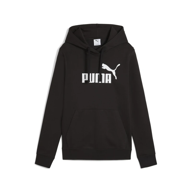 PUMA Unisex No. 1 Logo Fl Hoodies, Puma Black, S EU