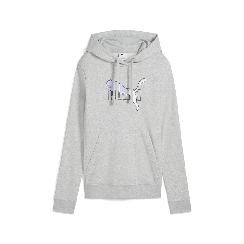 PUMA ESS LOGO LAB Hoodie TR Light Gray Heather