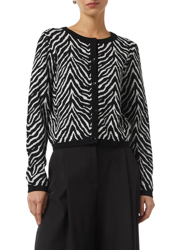 comma Women's 2157665 Cardigan Sweater, 99 x 0, 8