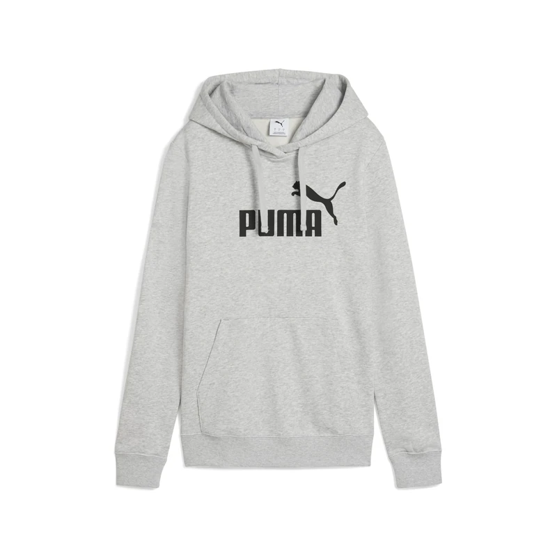 PUMA ESS No. 1 Logo Hoodie TR Light Gray Heather